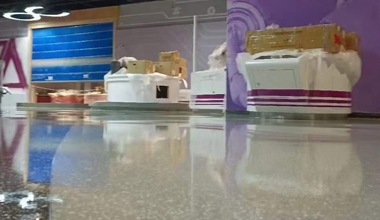 高端大气、美观时尚，k8凯发磨石地坪打造江西省科技馆新馆